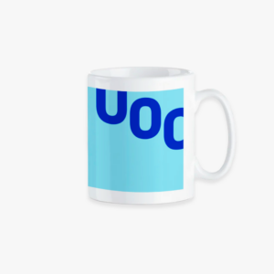 Taza de cerámica de la UOC